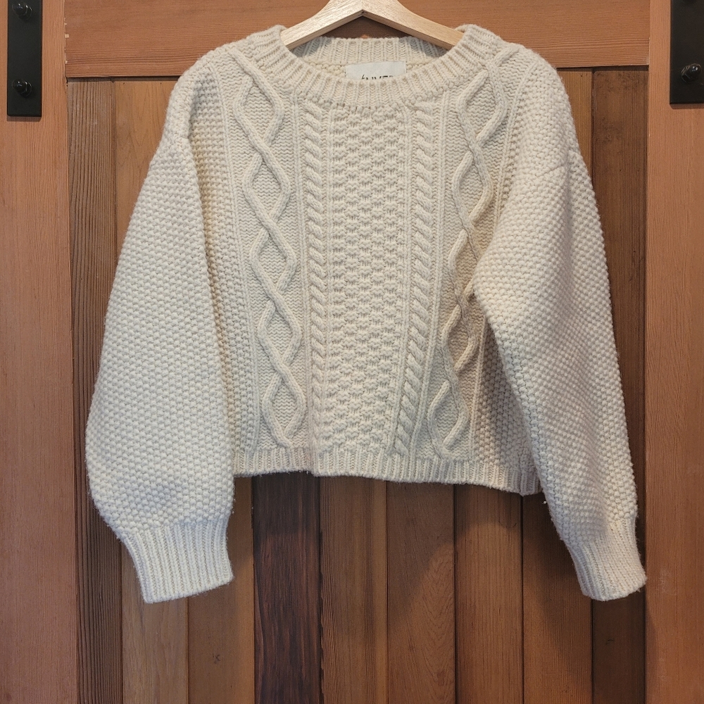 LENVERS wool cropped sweater